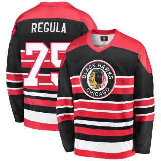 Men's Alec Regula Chicago Blackhawks Fanatics Branded Breakaway Heritage Jersey - Premier Red/Black