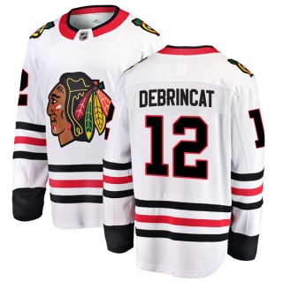Men's Alex DeBrincat Chicago Blackhawks Fanatics Branded Away Jersey - Breakaway White