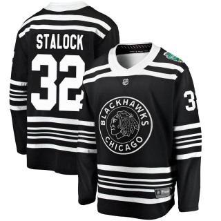 Men's Alex Stalock Chicago Blackhawks Fanatics Branded 2019 Winter Classic Jersey - Breakaway Black