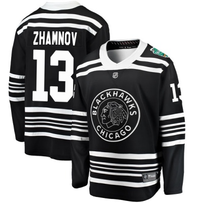 Men's Alex Zhamnov Chicago Blackhawks Fanatics Branded 2019 Winter Classic Jersey - Breakaway Black