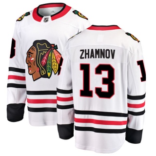 Men's Alex Zhamnov Chicago Blackhawks Fanatics Branded Away Jersey - Breakaway White