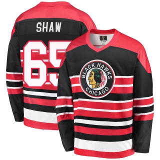 Men's Andrew Shaw Chicago Blackhawks Fanatics Branded Breakaway Heritage Jersey - Premier Red/Black