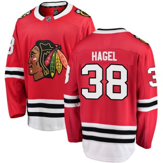 Men's Brandon Hagel Chicago Blackhawks Fanatics Branded Home Jersey - Breakaway Red