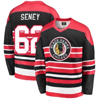 Men's Brett Seney Chicago Blackhawks Fanatics Branded Breakaway Heritage Jersey - Premier Red/Black