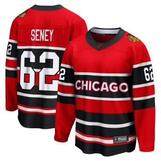 Men's Brett Seney Chicago Blackhawks Fanatics Branded Red Special Edition 2.0 Jersey - Breakaway Black