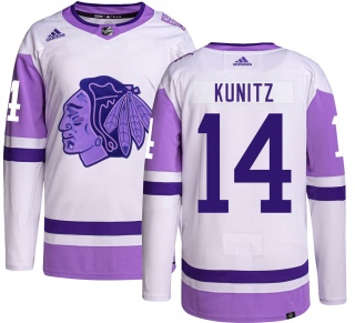 Men's Chris Kunitz Chicago Blackhawks Adidas Hockey Fights Cancer Jersey - Authentic