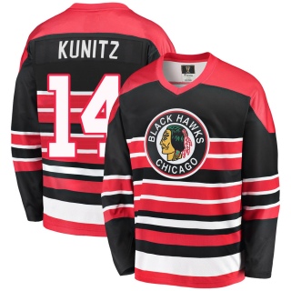 Men's Chris Kunitz Chicago Blackhawks Fanatics Branded Breakaway Heritage Jersey - Premier Red/Black