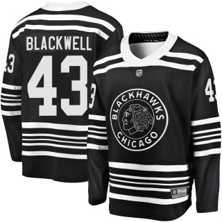 Men's Colin Blackwell Chicago Blackhawks Fanatics Branded Breakaway Alternate 2019/20 Jersey - Premier Black