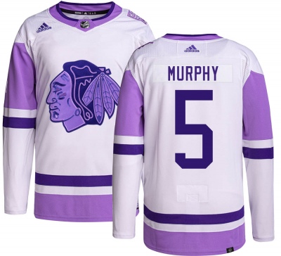 Men's Connor Murphy Chicago Blackhawks Adidas Hockey Fights Cancer Jersey - Authentic