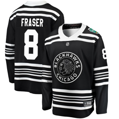 Men's Curt Fraser Chicago Blackhawks Fanatics Branded 2019 Winter Classic Jersey - Breakaway Black