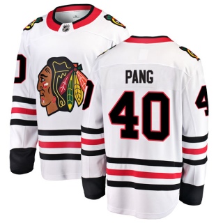Men's Darren Pang Chicago Blackhawks Fanatics Branded Away Jersey - Breakaway White