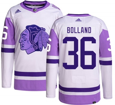 Men's Dave Bolland Chicago Blackhawks Adidas Hockey Fights Cancer Jersey - Authentic