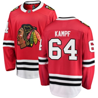 Men's David Kampf Chicago Blackhawks Fanatics Branded Home Jersey - Breakaway Red