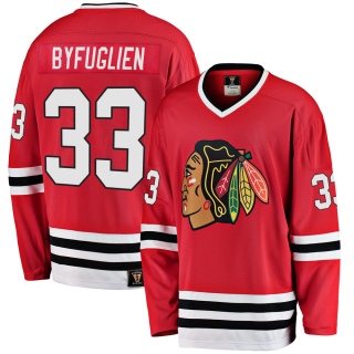 Men's Dustin Byfuglien Chicago Blackhawks Fanatics Branded Breakaway Red Heritage Jersey - Premier Black