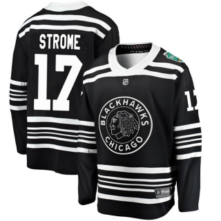 Men's Dylan Strome Chicago Blackhawks Fanatics Branded 2019 Winter Classic Jersey - Breakaway Black