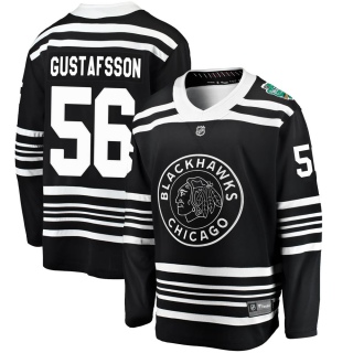Men's Erik Gustafsson Chicago Blackhawks Fanatics Branded 2019 Winter Classic Jersey - Breakaway Black