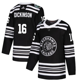 Men's Jason Dickinson Chicago Blackhawks Adidas 2019 Winter Classic Jersey - Authentic Black