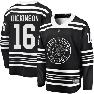 Men's Jason Dickinson Chicago Blackhawks Fanatics Branded Breakaway Alternate 2019/20 Jersey - Premier Black