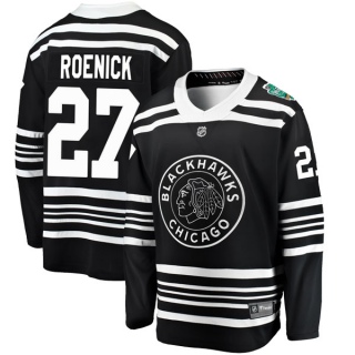 Men's Jeremy Roenick Chicago Blackhawks Fanatics Branded 2019 Winter Classic Jersey - Breakaway Black
