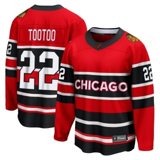 Men's Jordin Tootoo Chicago Blackhawks Fanatics Branded Red Special Edition 2.0 Jersey - Breakaway Black