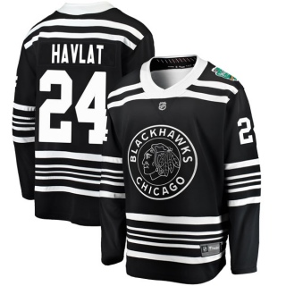 Men's Martin Havlat Chicago Blackhawks Fanatics Branded 2019 Winter Classic Jersey - Breakaway Black