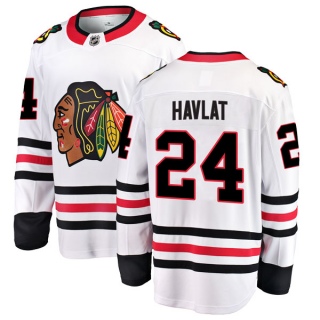Men's Martin Havlat Chicago Blackhawks Fanatics Branded Away Jersey - Breakaway White