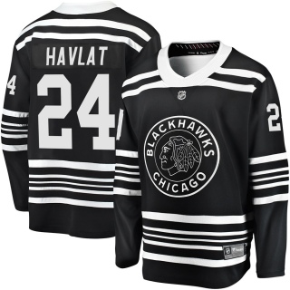 Men's Martin Havlat Chicago Blackhawks Fanatics Branded Breakaway Alternate 2019/20 Jersey - Premier Black