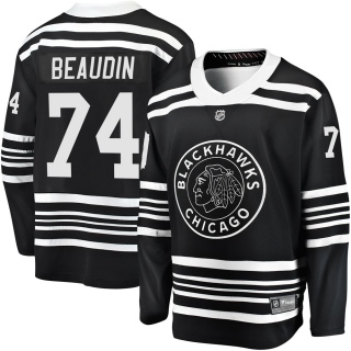 Men's Nicolas Beaudin Chicago Blackhawks Fanatics Branded Breakaway Alternate 2019/20 Jersey - Premier Black