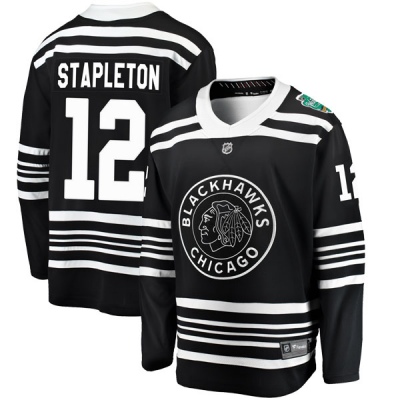 Men's Pat Stapleton Chicago Blackhawks Fanatics Branded 2019 Winter Classic Jersey - Breakaway Black