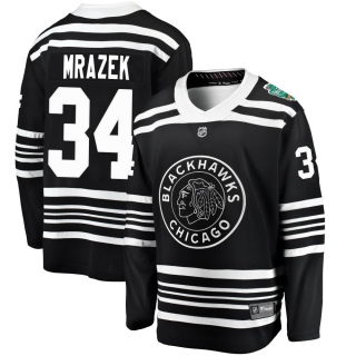 Men's Petr Mrazek Chicago Blackhawks Fanatics Branded 2019 Winter Classic Jersey - Breakaway Black