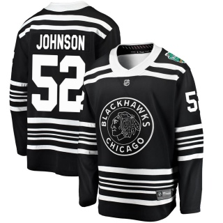 Men's Reese Johnson Chicago Blackhawks Fanatics Branded 2019 Winter Classic Jersey - Breakaway Black