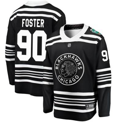 Men's Scott Foster Chicago Blackhawks Fanatics Branded 2019 Winter Classic Jersey - Breakaway Black