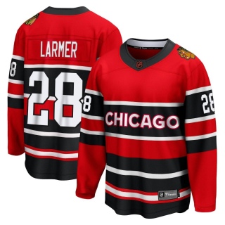 Men's Steve Larmer Chicago Blackhawks Fanatics Branded Red Special Edition 2.0 Jersey - Breakaway Black