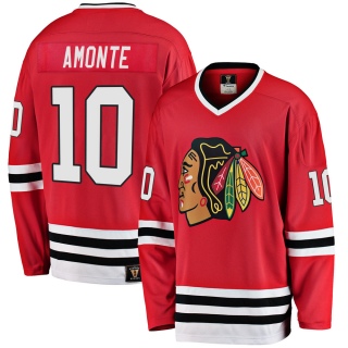 Men's Tony Amonte Chicago Blackhawks Fanatics Branded Breakaway Red Heritage Jersey - Premier Black