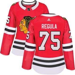 Women's Alec Regula Chicago Blackhawks Adidas Home Jersey - Authentic Red