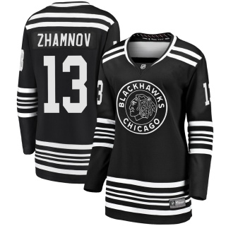 Women's Alex Zhamnov Chicago Blackhawks Fanatics Branded Breakaway Alternate 2019/20 Jersey - Premier Black
