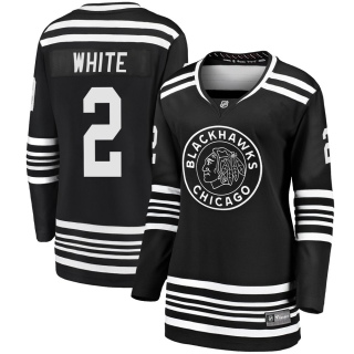 Women's Bill White Chicago Blackhawks Fanatics Branded Breakaway Alternate 2019/20 Jersey - Premier Black