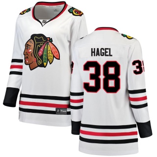 Women's Brandon Hagel Chicago Blackhawks Fanatics Branded Away Jersey - Breakaway White