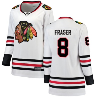 Women's Curt Fraser Chicago Blackhawks Fanatics Branded Away Jersey - Breakaway White