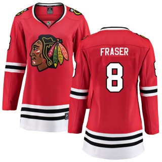 Women's Curt Fraser Chicago Blackhawks Fanatics Branded Home Jersey - Breakaway Red