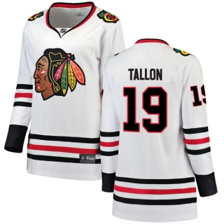 Women's Dale Tallon Chicago Blackhawks Fanatics Branded Away Jersey - Breakaway White