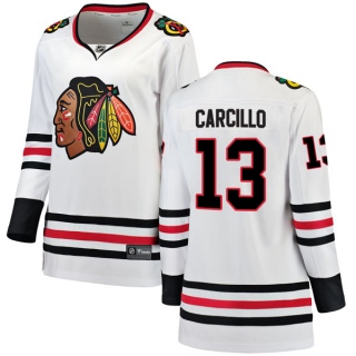 Women's Daniel Carcillo Chicago Blackhawks Fanatics Branded Away Jersey - Breakaway White