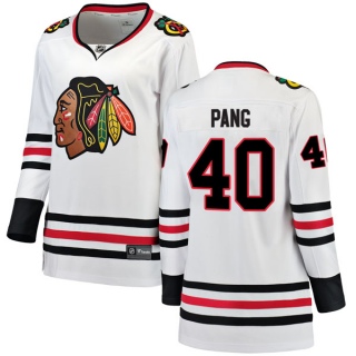Women's Darren Pang Chicago Blackhawks Fanatics Branded Away Jersey - Breakaway White