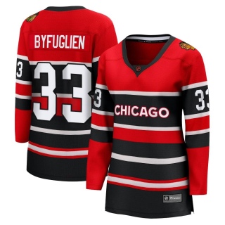 Women's Dustin Byfuglien Chicago Blackhawks Fanatics Branded Red Special Edition 2.0 Jersey - Breakaway Black