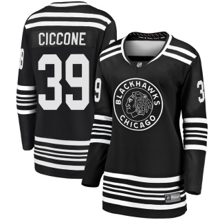 Women's Enrico Ciccone Chicago Blackhawks Fanatics Branded Breakaway Alternate 2019/20 Jersey - Premier Black