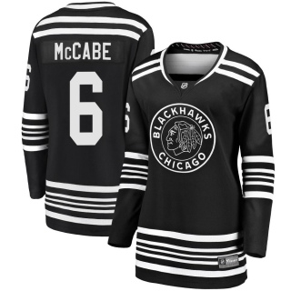 Women's Jake McCabe Chicago Blackhawks Fanatics Branded Breakaway Alternate 2019/20 Jersey - Premier Black