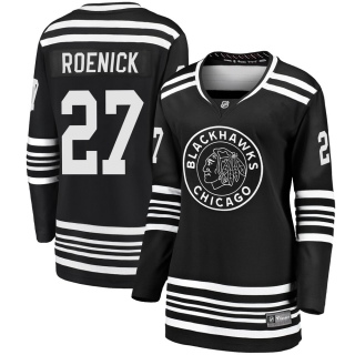 Women's Jeremy Roenick Chicago Blackhawks Fanatics Branded Breakaway Alternate 2019/20 Jersey - Premier Black