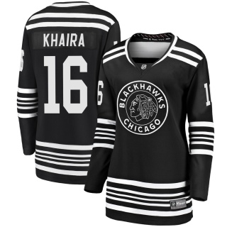 Women's Jujhar Khaira Chicago Blackhawks Fanatics Branded Breakaway Alternate 2019/20 Jersey - Premier Black