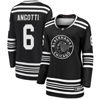 Women's Lou Angotti Chicago Blackhawks Fanatics Branded Breakaway Alternate 2019/20 Jersey - Premier Black