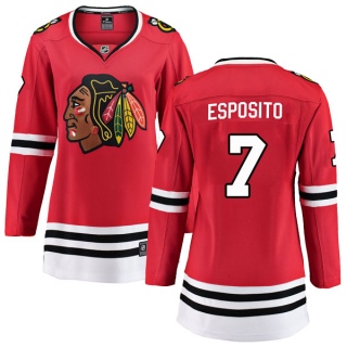 Women's Phil Esposito Chicago Blackhawks Fanatics Branded Home Jersey - Breakaway Red
